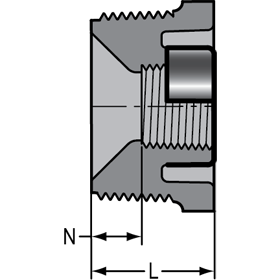 Reducer Bushing - Special Reinforced Reducing  Flush Style